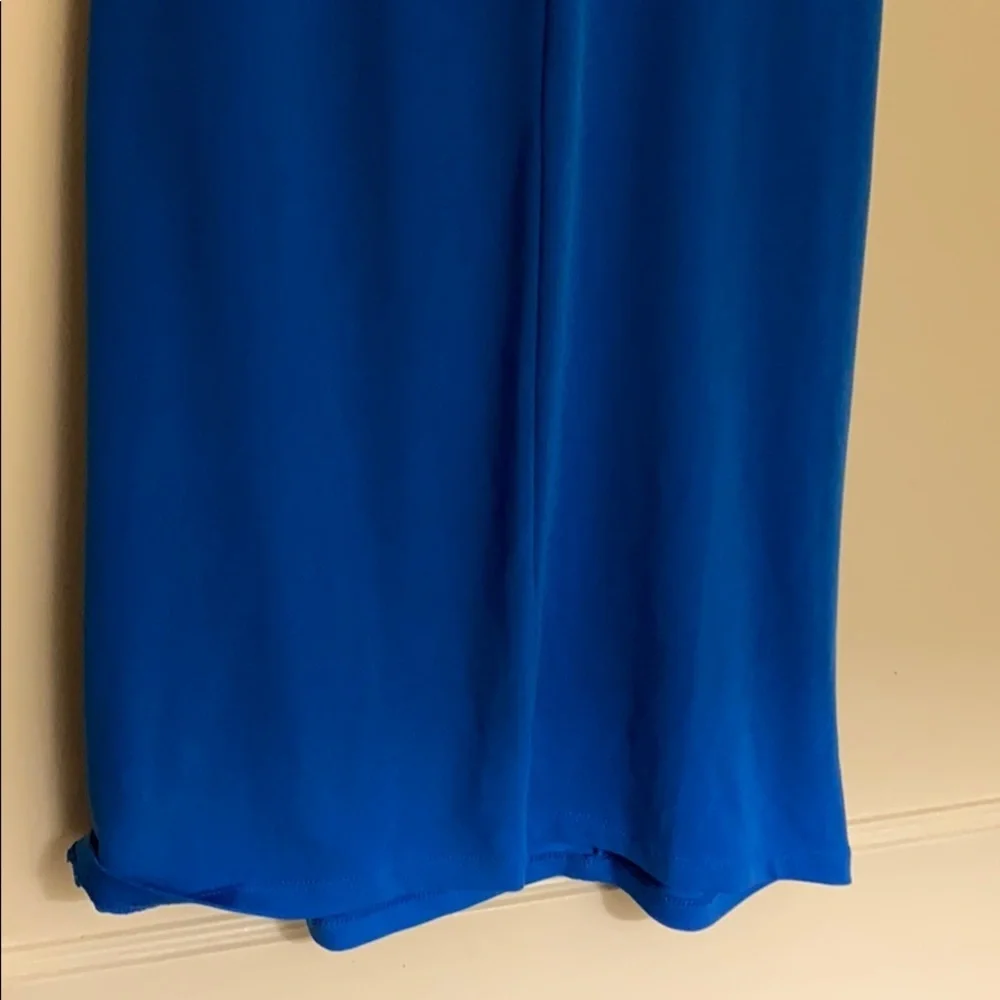 Michael Kors blue dress with tie in front